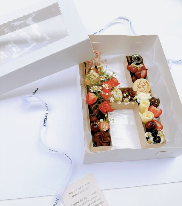 Letter/Number kraft box